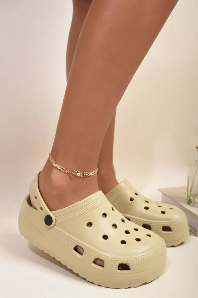 Classic Platform Clog Sandals-0