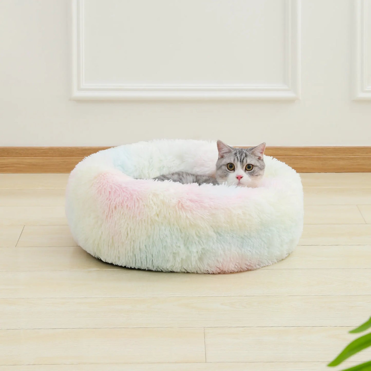 Classic Round Shape Cat Bed Pillow-0