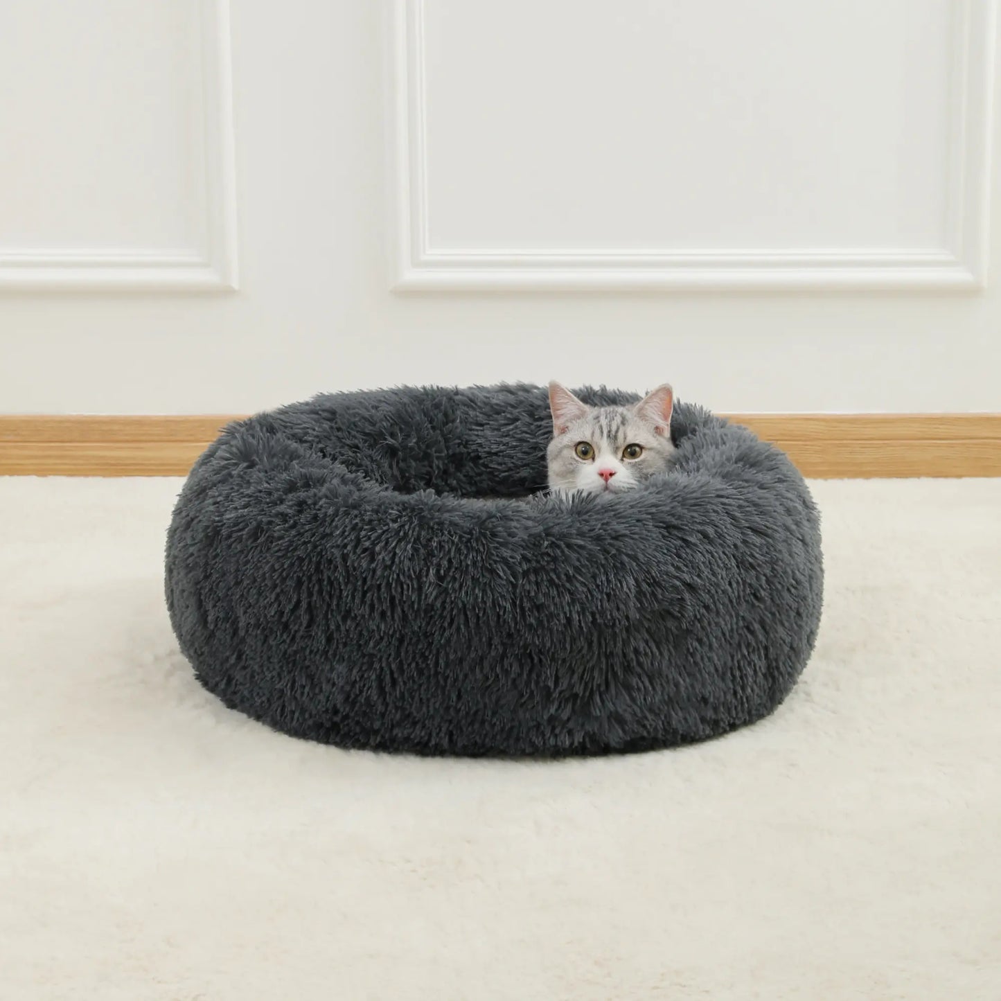 Classic Round Shape Cat Bed Pillow-2