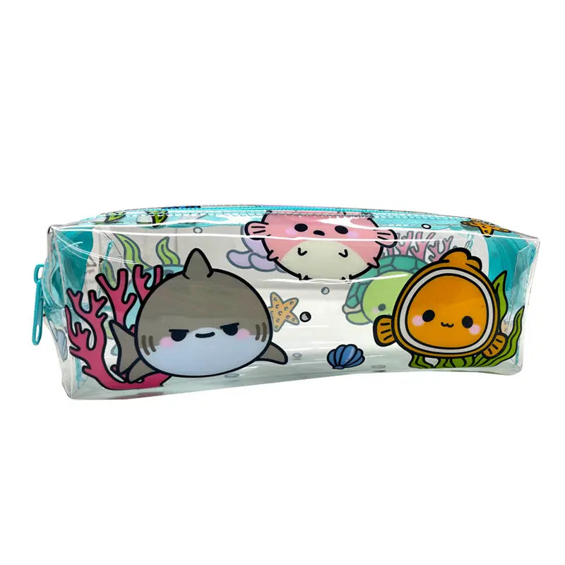 Clear Window Pencil Case - Adoramals Ocean PCASE80-0