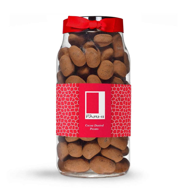 Cocoa Dusted Milk Chocolate Caramelised Pecans with a Hint of Gianduja, Palm Oil Free, 690g-0