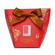 Cocoa Dusted Milk Chocolate Pecans in Bow Box, 130g-0