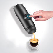 Mini Espresso Coffee Maker Portable Rechargeable  Mech - Memoriex