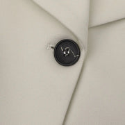 Cold apricot commuter suit jacket women's one button loose and simple temperament suit - Memoriex 