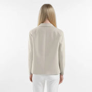 Cold apricot commuter suit jacket women's one button loose and simple temperament suit - Memoriex 