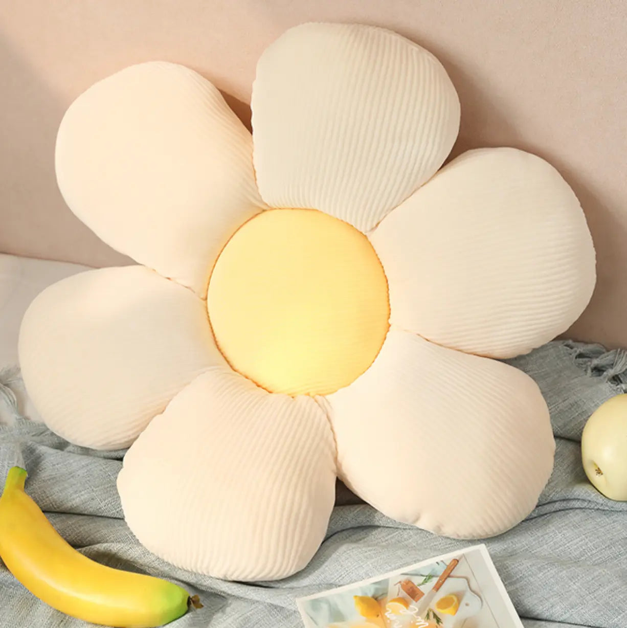 Colorful Flower Plush Pillow Cushion-2