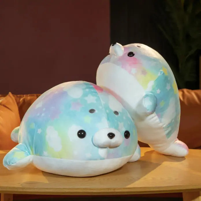 Colorful Seal Plush Toy-0