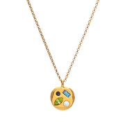 Colorful Zircon Mom Necklace December Birthday Stone Valentine's Day Gift Gifts For Moms Necklace - Memoriex 