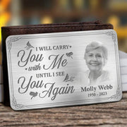 Commemorative Personalized Aluminum Wallet Card Gift Printed Aluminum Sheet - Memoriex 