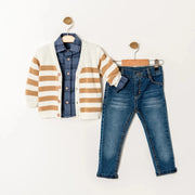 Cool Grandpa Sweater Jeans Set-1