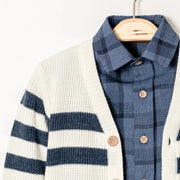 Cool Grandpa Sweater Jeans Set-4