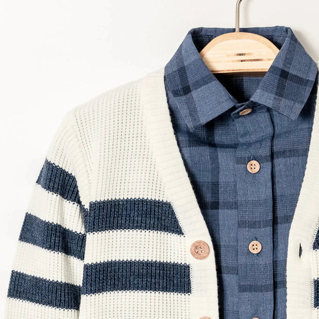 Cool Grandpa Sweater Jeans Set-4