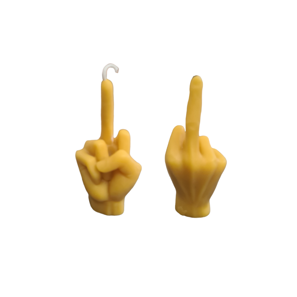 Novelty Middle Finger Candle-0