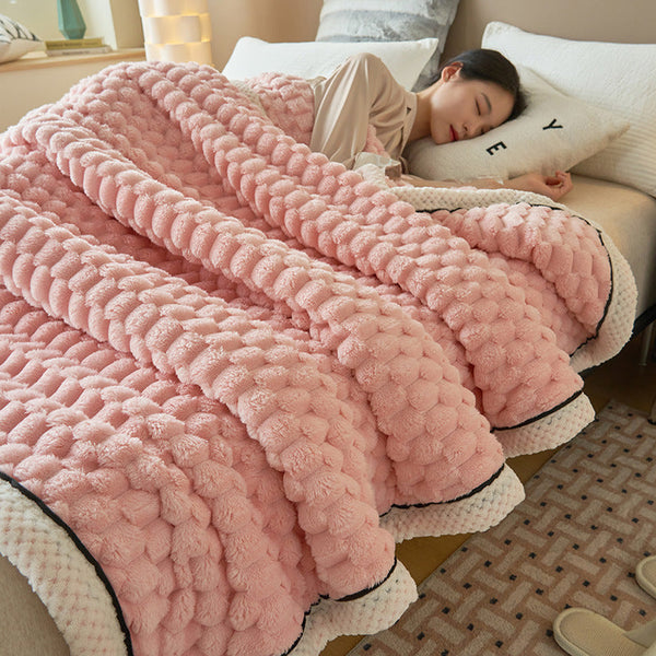 Coral Flannel Winter Thicken Thermal Cover Blanket - Memoriex 
