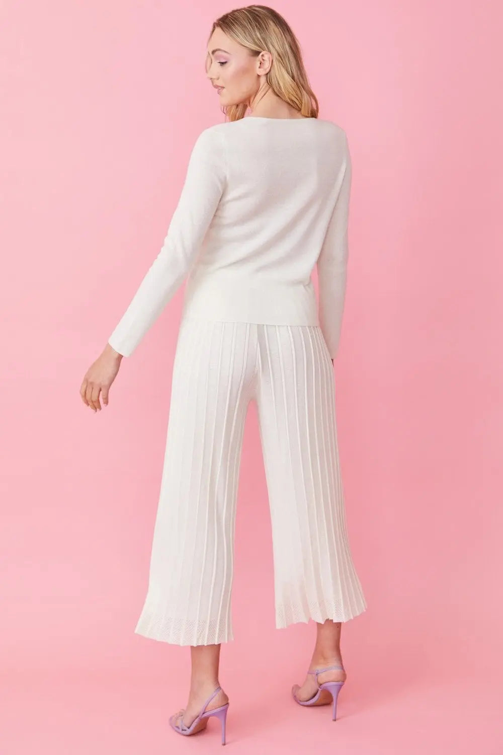 Cream Cashmere Trousers-3