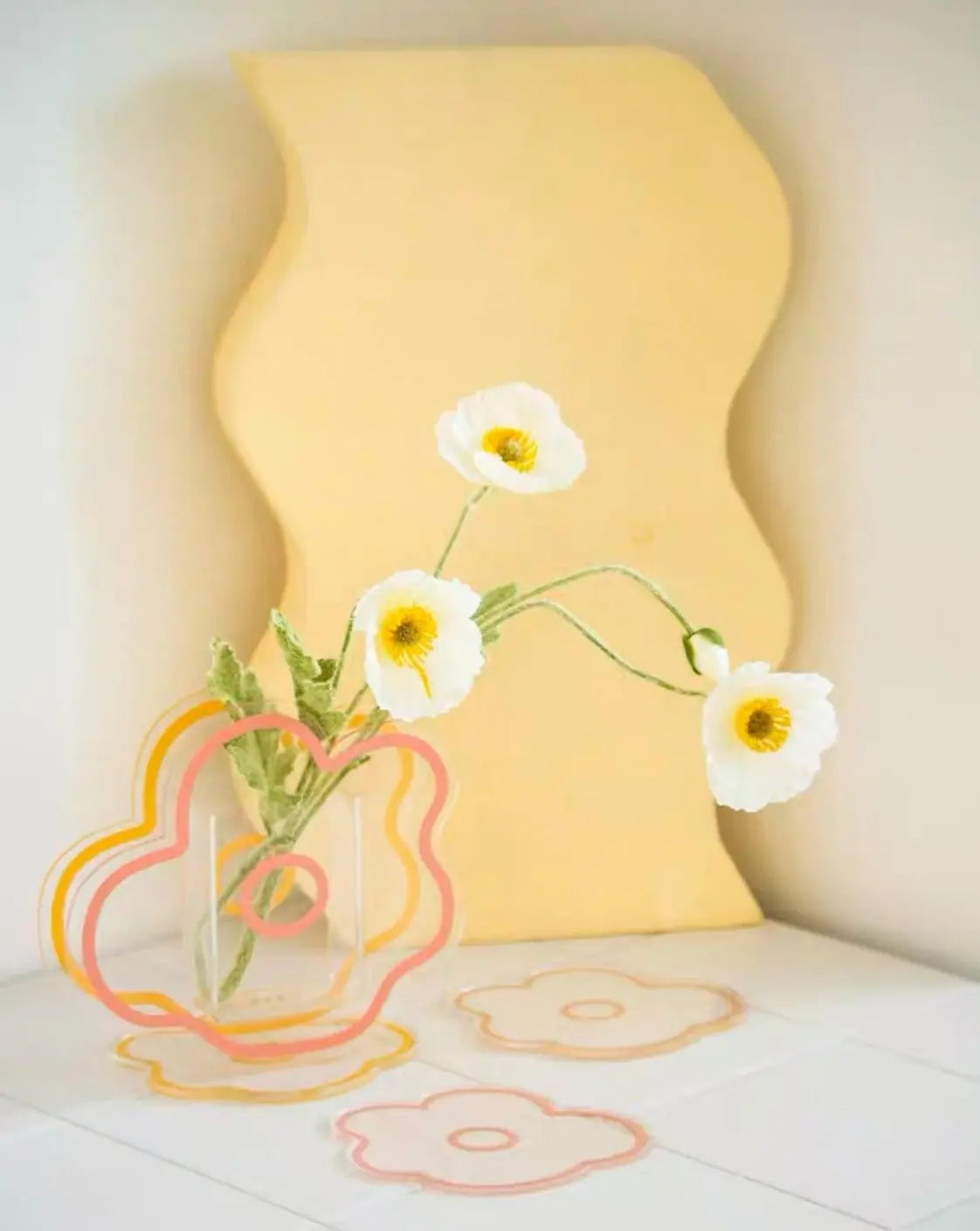 Creative Acrylic Decorative Flower Vase | Modern Home Decor-8