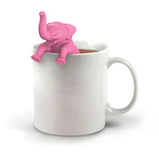 Creative Elephant Tea Brewery Elephant Silicone Tea Leakage Filter Tea Filter Elephant Tea Filter Silicone Elephant Tea Brewery - Memoriex 