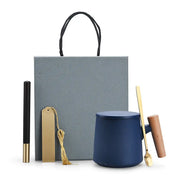 Creative Gift Personalized Ceramic Coffee Mug With Lid Spoon Rough Pottery Cup Lettering Couple Water Cup Logo - Memoriex 