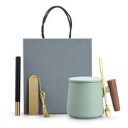 Creative Gift Personalized Ceramic Coffee Mug With Lid Spoon Rough Pottery Cup Lettering Couple Water Cup Logo - Memoriex 