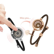 Creative Gift  totwoo Long Distance Touch couple Bracelets for love reminder Sun and moon smart bracelets - Memoriex 