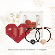 Creative Gift  totwoo Long Distance Touch couple Bracelets for love reminder Sun and moon smart bracelets - Memoriex 