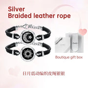 Creative Gift  totwoo Long Distance Touch couple Bracelets for love reminder Sun and moon smart bracelets - Memoriex 