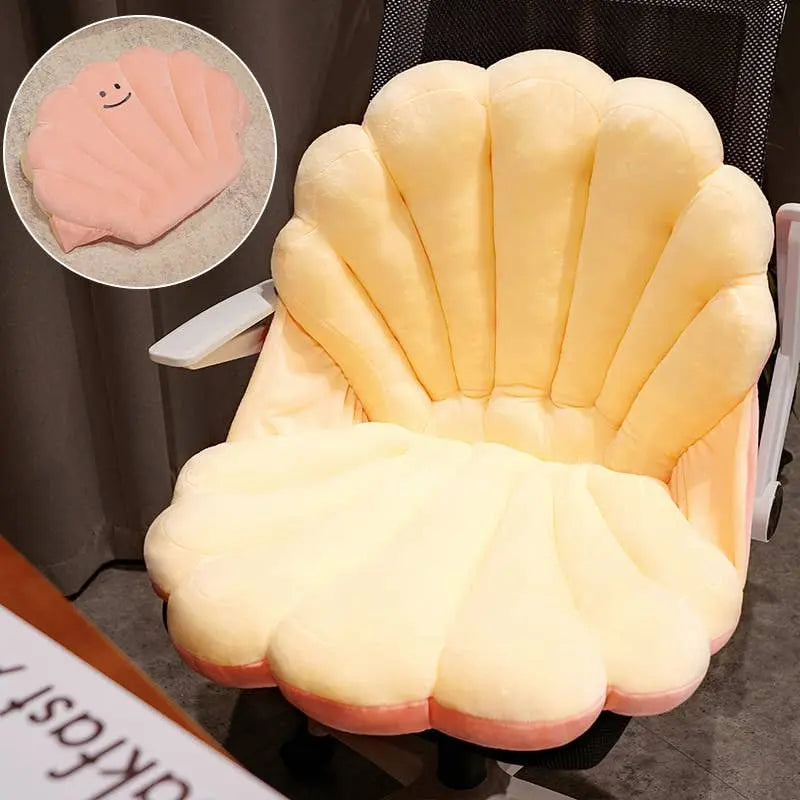 Creative Shell Shaped Plush Cushion Pillow-3