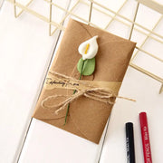 Creative kraft dried flower greeting card - Memoriex 