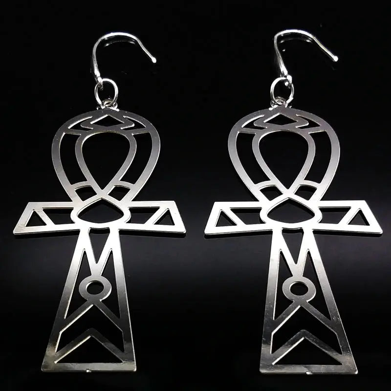 Crux Ansata Earrings - Memoriex