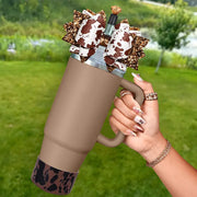 Cup Boot for Stanley 40/30 oz: Straw Cover, Bow Topper, Diamond Caps, Bottom Protector, 3 PCS Set. - Memoriex 