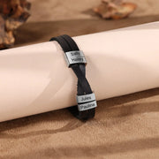 Custom Leather Men Bracelet-2