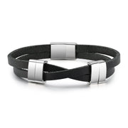 Custom Leather Men Bracelet-4