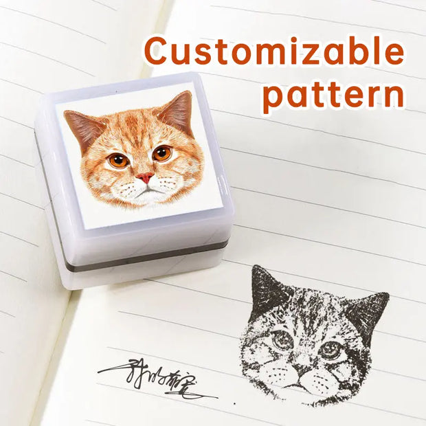 Custom-Made Pet Portrait Stamp DIY For Dog Figure Seal Personalized Cat Doggy Customized Memento Chapter - Memoriex 