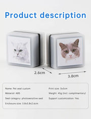 Custom-Made Pet Portrait Stamp DIY For Dog Figure Seal Personalized Cat Doggy Customized Memento Chapter - Memoriex 