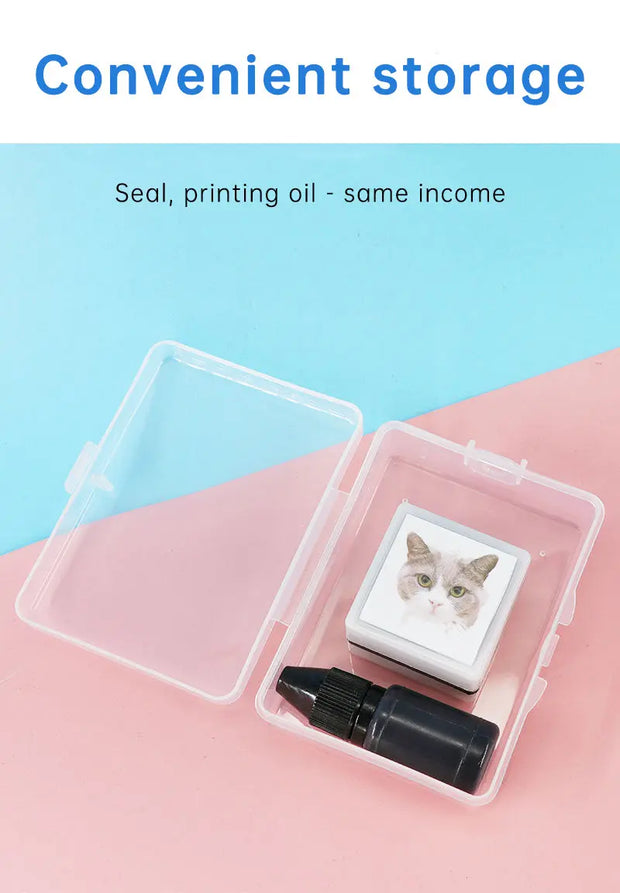 Custom-Made Pet Portrait Stamp DIY For Dog Figure Seal Personalized Cat Doggy Customized Memento Chapter - Memoriex 