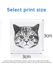 Custom-Made Pet Portrait Stamp DIY For Dog Figure Seal Personalized Cat Doggy Customized Memento Chapter - Memoriex 