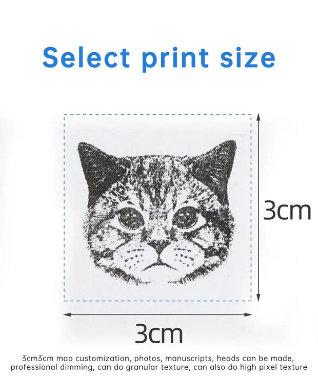 Custom-Made Pet Portrait Stamp DIY For Dog Figure Seal Personalized Cat Doggy Customized Memento Chapter - Memoriex 