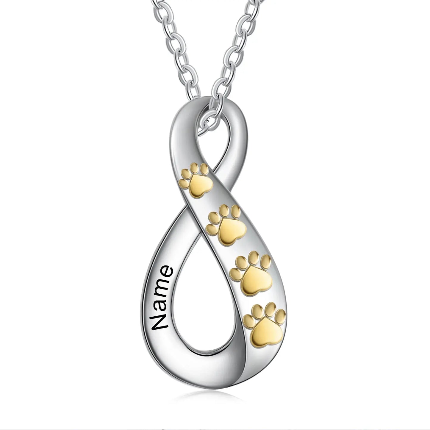 Custom Name Infinity Necklace-1