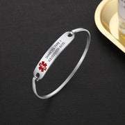 Custom Name Medical Bracelet-3