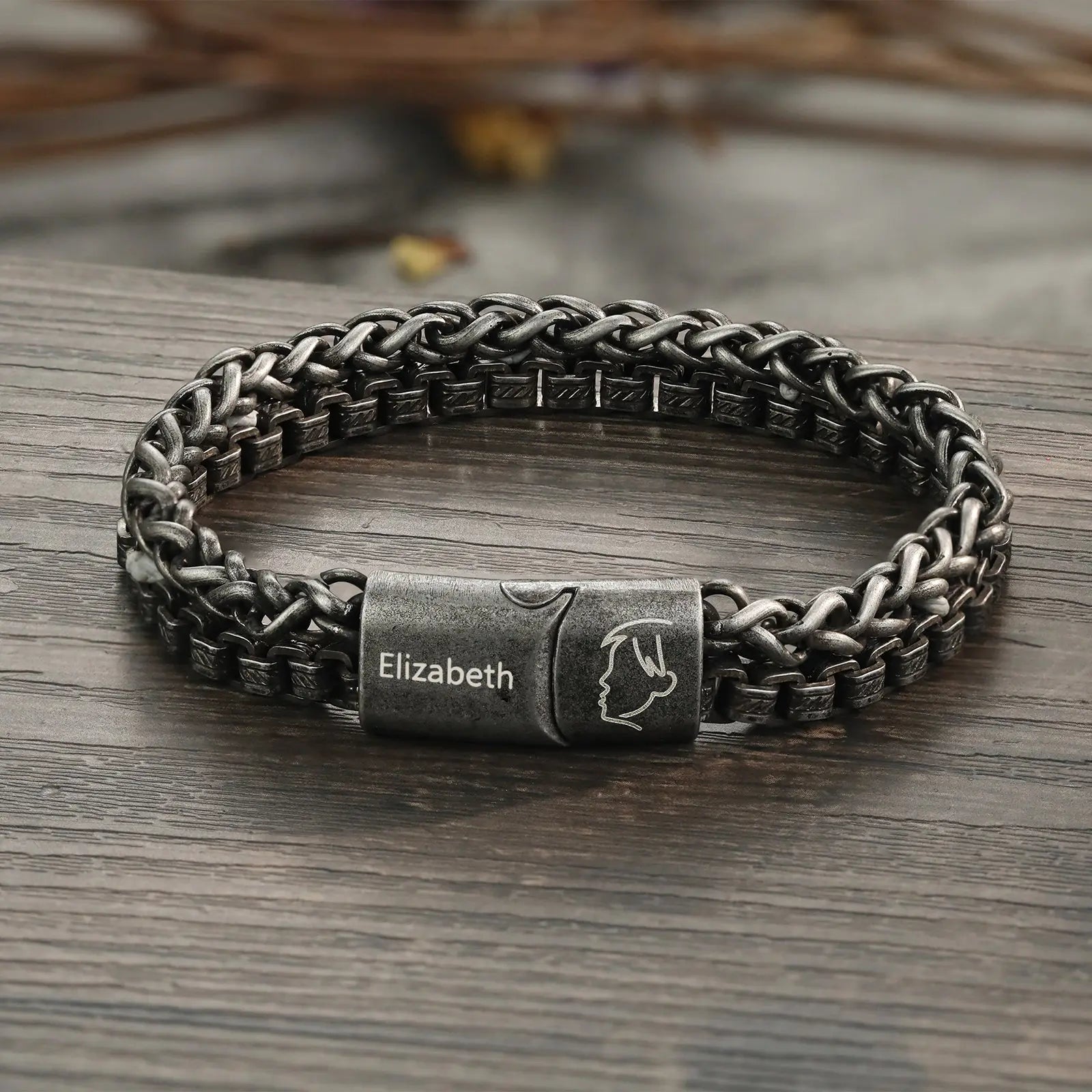 Custom Name Men Bracelet-3