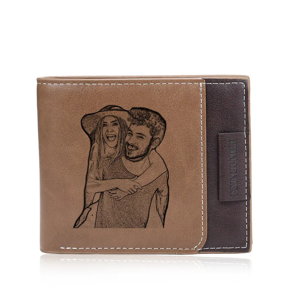 Custom Photo PU Leather Wallet-0