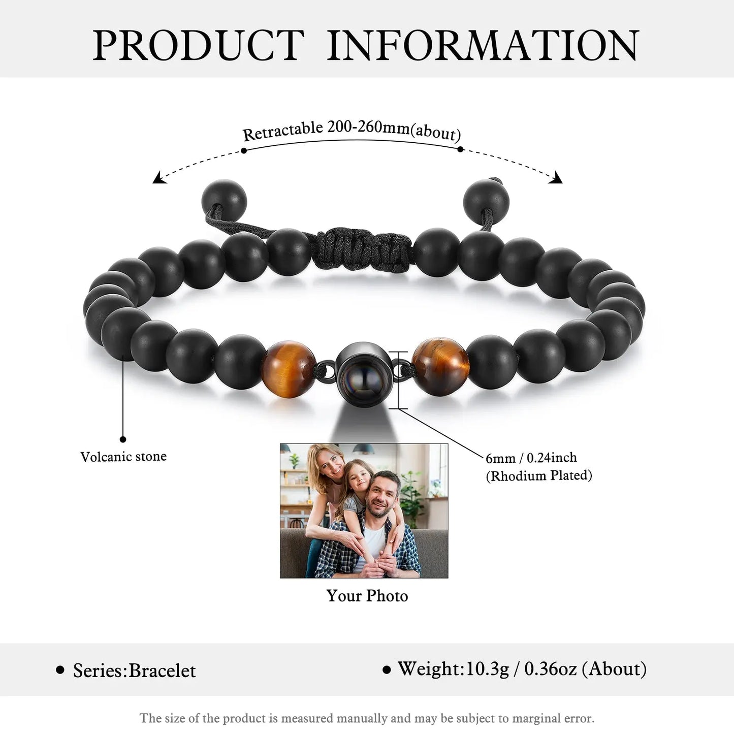 Custom Photo Projection Bracelet - Memoriex