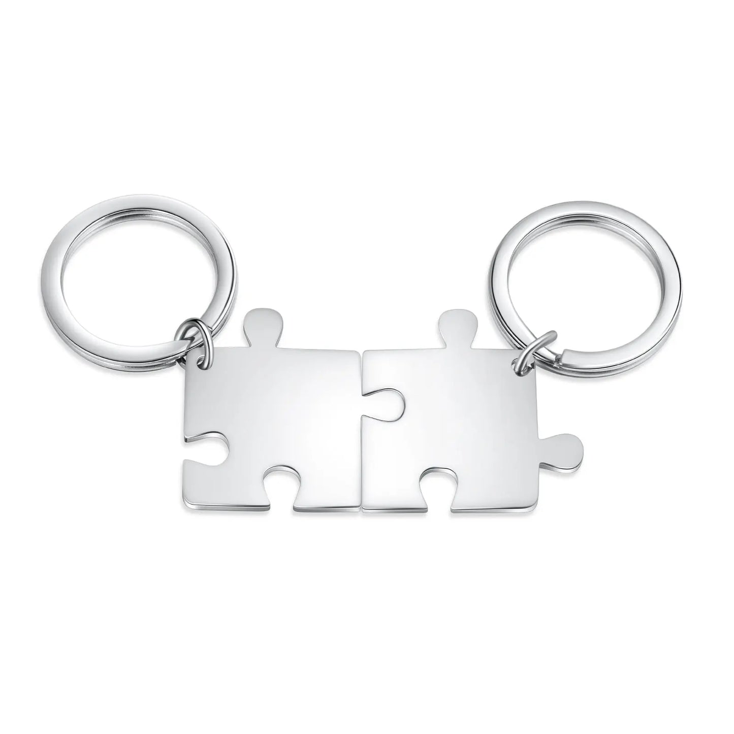 Custom Puzzle Couple Keychain-4