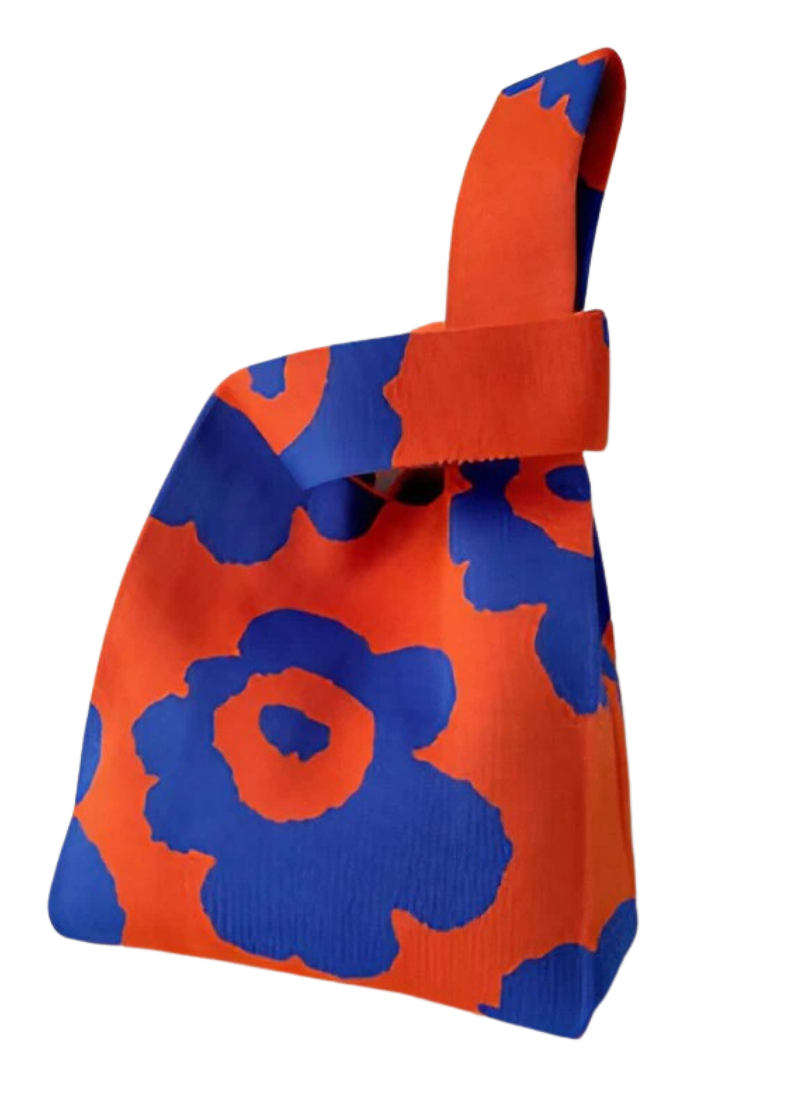 Floral Design Knitted Tote-1