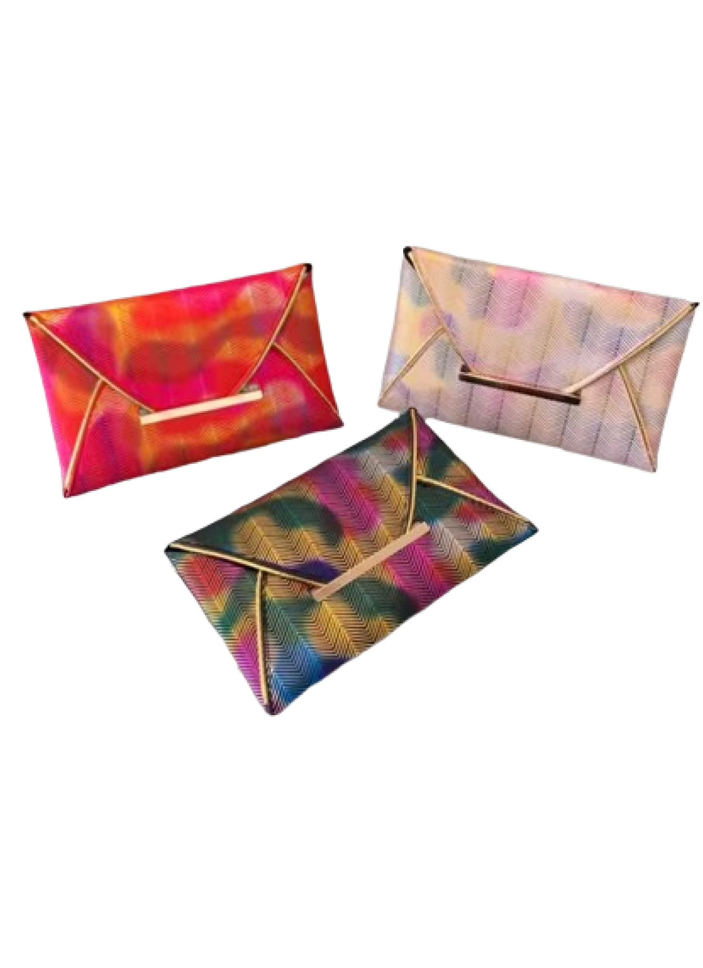 GlamWrap Folded Clutch - Multi Color-0