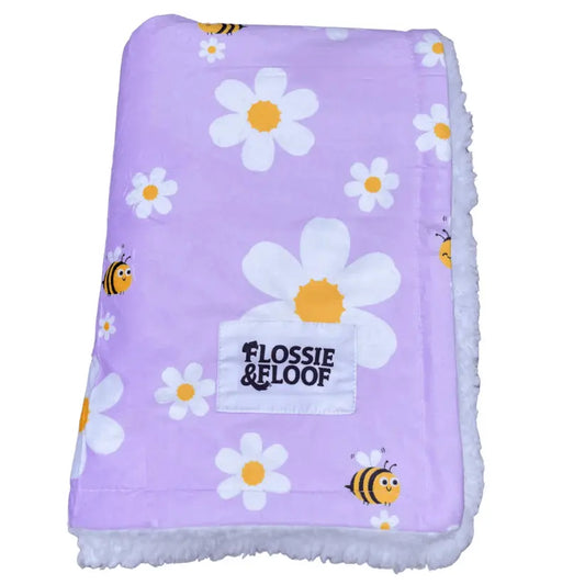 "Cute As Can Bee 2.0" Dog Blanket – by Flossie & Floof - Memoriex