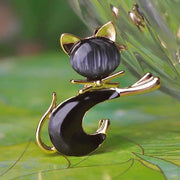 Cute  Cat Brooch - Memoriex 