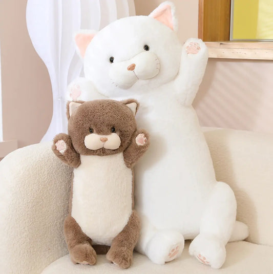 Cute Cat Long Pillow Plush Toy-0