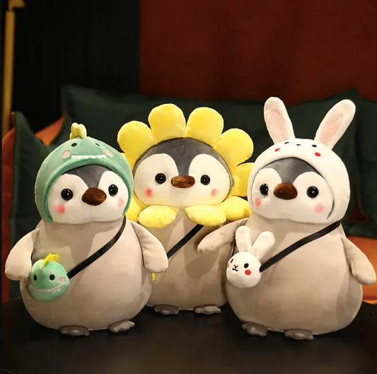 Cute Dress Up Penguin Plush Toy-0