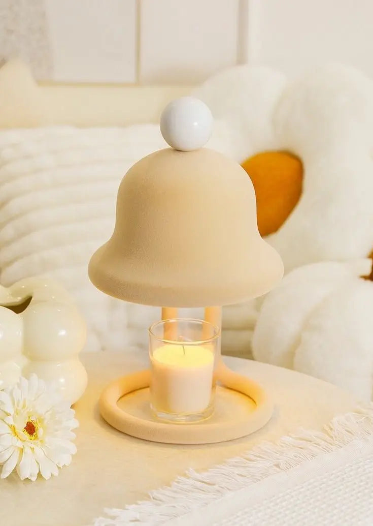 Cute Whimsical Bell Candle Warmer Lamp For Large Candles-7